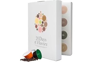 KONTARBOOR Calendario de Adviento con café,Cápsulas para Dolce Gusto.
