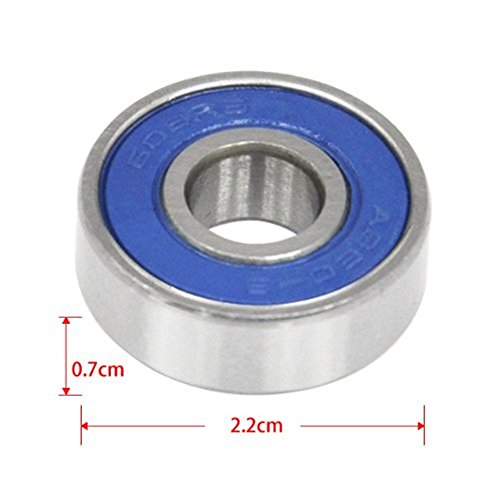 TRIXES 8x Bearings 608RS Frictionless Abec 9 Skateboard Roller Bearing for Skate Boards reviews TRIXES 8x Bearings 608RS Frictionless Abec 9 Skateboard Roller Bearing for Skate Boards