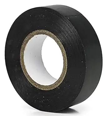 On Blow Self Adhesive PVC Insulation Electrical Tape (Pack of 1 Roll) | Black | (Each Roll 25 Meters)