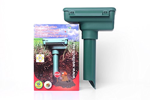 Weitech - Ultrasuoni Repellente WK 0675 - Caccia Mole in 100M da Raggio