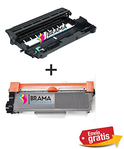 Trommel und Toner kompatibel mit Brother Tn2320/TN2310 & DR2300/DR2320 Tonerkartusche + Trommel für Drucker Brother HL-L2300D, HL-L2320D, HL-L2340DW, HL-L2360DN, HL-L2360DW, HL-L2365DW, HL-L2380DW, DCP-L2500D, DCP-L2520DW, DCP-L2540DN, DCP-L2560DW, MFC-L2700DW, MF