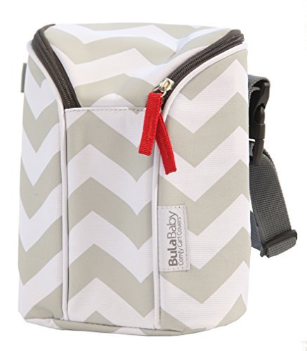 Bula Baby Bottle Bag Grey Chevron