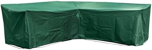 Carran Furniture Sandbanks Medium Modular L Shape Sofa Cover in Green for Outdoor Garden