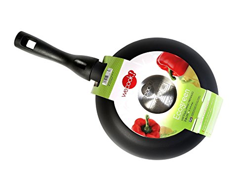 WeCook Ecogreen 10320 Sarten Antiadherente Induccion Vitrocerámica y Fogón, Aluminio, 20 cm, Sin PFOA ni BPA