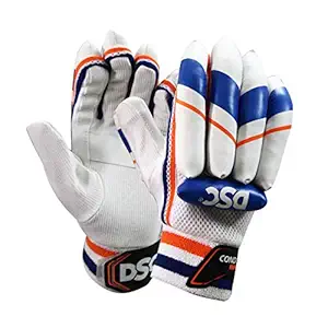 DSC Condor Ruffle Cricket Batting Gloves - Youth Left (Multicolour) with Cotton Gusset