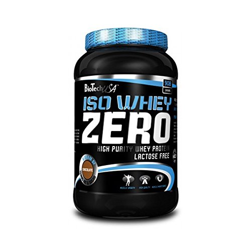 BioTech Whey Zero Lactose Free - Proteínas en polvo, sabor plátano, sin lactosa - 908 gr