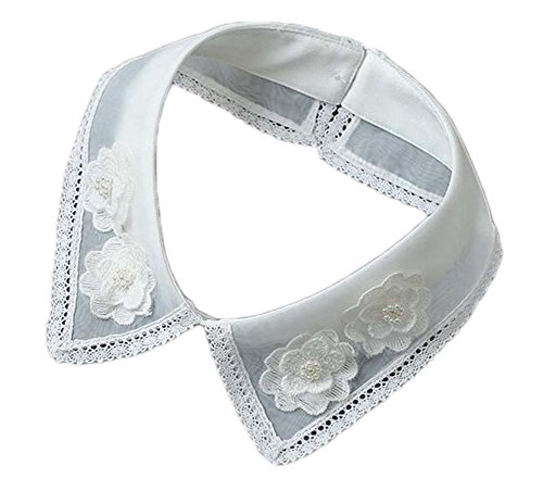 Dentelle Vintage Fleur Faux shirt Collier Collier