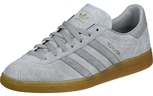 Price comparison product image Adidas Originals Munchen BB5293 in Grey / Gum (UK 13.5)