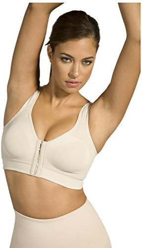 Multipurpose Bra. Post Surgical / Leisure Bra / Low Impact Sports Bra (L/XL, Nude)