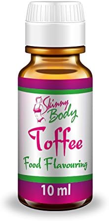 Skinny Body Food Flavourings 10 ml, Various Flavours, Sugar Free, Fat Free, Low Carb (Toffee)
