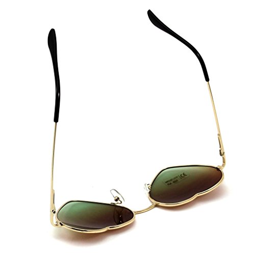 VANKER-1Pc-Brown-Women-Metal-Frame-Sunglasses-Cute-Heart-Shape-Design-Lens-Outdoor-Eyeglasses