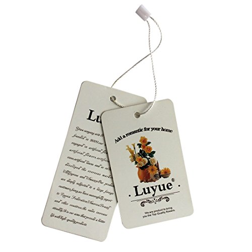 luyue Girlande zum Aufhängen 10 Head Künstliche Seide Rose Flower Ivy Vine Leaf Vintage Home Hochzeit Decor, 2 Stück Rosarot - 9