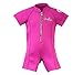 Two Bare Feet Classic Baby Wetsuit - Neoprene Swimsuit Ages 0 - 48 months (2XS (0-6 months), Pink)