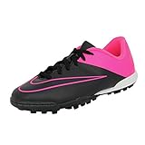  Nike Jr Mercurial Vortex II TF, Botas de fútbol para Niños, Rosa/Negro, 36 1/2 EU