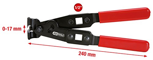 KS Tools 115.1053 O-Klipp-Schlauchklemmenzange, 240 mm - 2