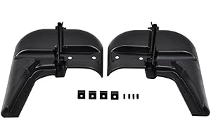 VHEUHZ Mud Flaps Front Set Compatible with Fiat Ducato Peugeot Boxer Citroen Jumper Relay from 2006 50901517 Black Mud Flaps