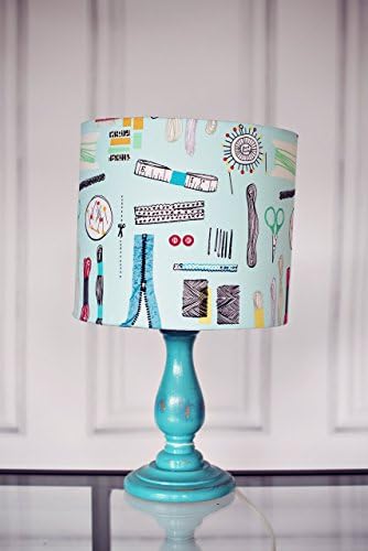 Blue Sewing Lamp shade