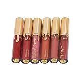 Stayeal Lippenstifte Liquid Matt Lip Gloss Dauerrhaft Lip Liner Make up 6 Stück