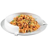 Homecraft Surround Incurve Plate (Eligible for VAT relief in the UK), Non-Retail Pack, Plate Guard Makes Eating Easier, Helps Scoop Food on to Utensil, For Elderly, Handicapped, & Disabled, Dining Aid