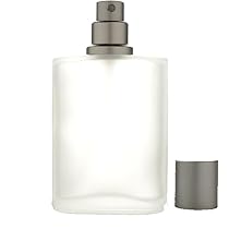 Leere Parfümflasche Aus Grauem Glas | 50 Ml | Wiederbefüllbar & Praktisch Für Unterwegs