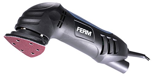 FERM DSM1009 Deltaschleifmaschine 280W – Mit 6-teiligen Schleifpapierset (P80) und Staubabsaugungsadapter - 2