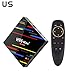 Produktbild Yunn H96 Max + RK3328 Smart-TV-Box, Android 8.1 Quad-Core 64bit Cortex-A53 4 GB RAM 64 GB ROM 4 K HD WiFi Intelligente TV Box (Sprachversion: G10 Fernbedienung)