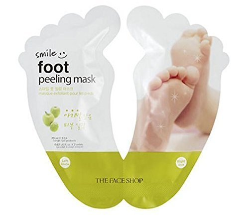 The Face Shop - Smile Foot Peeling Mask - Liquid Mask Sheet - Special foot masks - Foot Spa - Moisturising Socks Hand & Foot Scrubs - Foot Creams - Foot Mask Dead Skin Remover - Foot Soaks