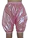 Produktbild Suzie High PVC-Hosen/Unterhose, Bloomers XXL/XXXL, glänzend halb klar rosa PVC, schweren PVC (XXL/XXXL)