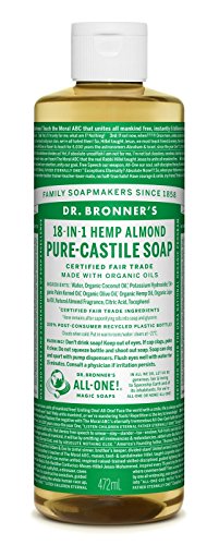 Dr Bronner's Flüssigseife - Naturseife - Nachfüllflsche - Mandel - 475 ml
