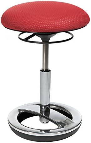 Sitness Bob Office Stool, Metal, Red