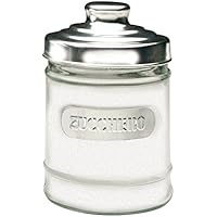 Excelsa redondo bote para el azúcar w/aluminio en la parte superior 10X13