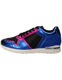 Bikkembergs BKW101039 zapatillas para mujer piel, color azul