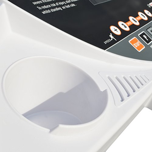 AsVIVA T11 Laufband App-Bluetooth kompatibel (ein Heimtrainer Fitnessgerät mit Multifunktionscomputer und LCD Anzeige, Soundsystem, Pulsmessung Tablet und Smartphone Halterung – klappbar Lauftrainer) - 5