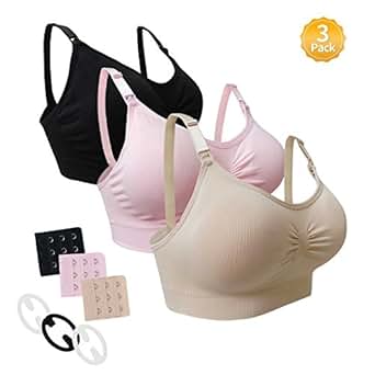 Desirelove Nursing Bra Maternity 3 Pack Seamless S-XL with