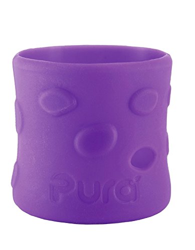 Pura Kiki Short Silicone Bottle Sleeve (Purple)