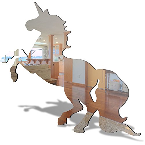 Einhorn Acryl Spiegel, acryl, 500 x 447mm - 2