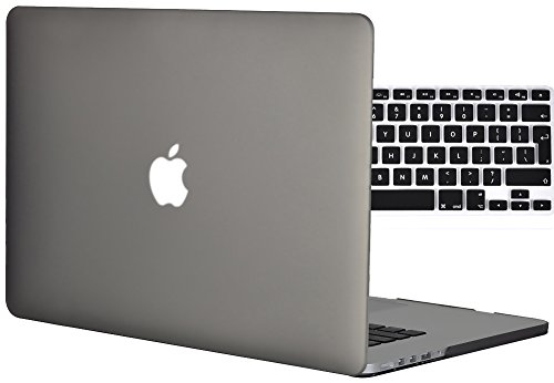 Topideal 2  in 1  Gummiert Matt seidenmatten Satins Soft Touch Hard Shell Schutzh  lle f  r Apple 39 1  cm 15  Zoll MacBook Pro mit Retina-Display  Mo
