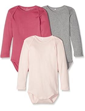 NAME IT Baby-Jungen Body, 3er Pack