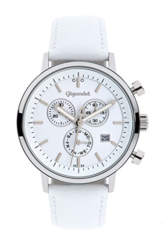 Gigandet Classico Herren Armbanduhr Chronograph Analog Quarz Wei G6-008 Gigandet Classico Herren Armbanduhr Chronograph Analog Quarz Wei G6-008