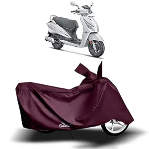 Cover Lab AARTRI  - Water Resistant - Dust Proof - Full Bike Scooty Two Wheeler Body Cover for Hero Destini 125 New BS6 (Maroon)