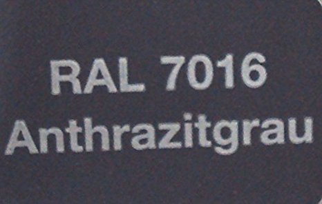 Farben-Budimex Flüssigkunststoff / Industrie-Farbe / Anthrazitgrau RAL 7016 / 2,5 L / zum Versiegeln u. Beschichten von Beton, Holz u. Metall / tritt-stoß- u. abriebfest / für höchste Ansprüche / empfohlen für Handwerk u. Industrie - 2
