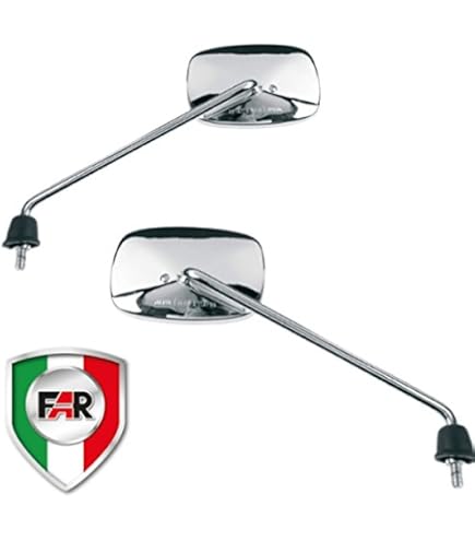 Vetro Specchietto Retrovisore Destro Per Piaggio Beverly 500 - Curvo E Cromato Con Biadesivo - Foto 10