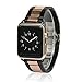 Produktbild kokome Edelstahl Ersatz Smart Watch Band Wrist Strap Armband mit Schmetterling Apple iWatch Band (42 mm, schwarz/rose Glod ()