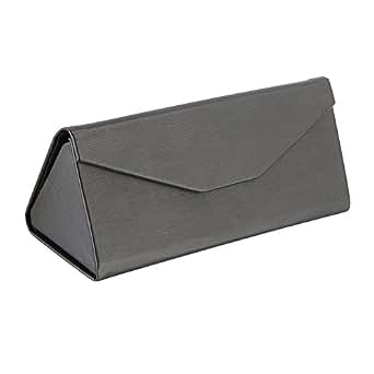 Étui Pliable Pour Lunettes – Lot De 2, Rigide, Triangulaire, Marron, Fermeture Magnétique