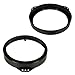 tomzz Audio® 2839-005 Lautsprecherringe Adapter Halterungen für Opel Astra F G Calibra Omega B Vectra B Zafira A B Fronttür Kunststoff schwarz für 165mm DIN Lautsprecher