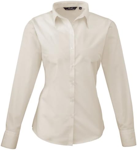 Women's Poplin Long Sleeve Blouse