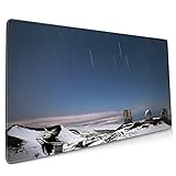 Tamaño: 40 x 90 x 3 mm. Superficie grande y lisa que se ajusta perfectamente a tu escritorio y proporciona un espacio de movimiento perfecto. Se aplica a todos los tipos de teclados y ratones, área útil para cubrir teclados, ratón y cosas en el escritorio.