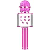 PSR Aksesuar WS-858 Bluetooth Karaoke Mikrofon &ndash; Kablosuz Hoparl&ouml;r, Yankı Efektli, G&uuml;r&uuml;lt&uuml; &Ouml;nleyici, 1800mAh Şarjlı, iOS &amp; An