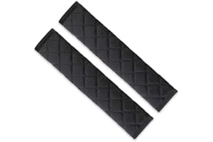 SUGHAW 2 Pezzi Protezioni per Cintura di Sicurezza, Imbottitura di Protezione Copri per le Spalle dell'auto Fodera Protettiva Sicurezza Cuscino Coprispalle Copricintura Auto Seats Belt Padding Covers