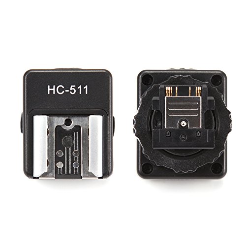 Fotga adaptateur de sabot Hot Shoe convertisseur de Flash pour appareil photo Sony cam  scopes Sony A7 A7R A7II A7S A6000 NEX-6 A99 A58 RX1 RX1R RX10 RX100M VG900E VG30E CX900E AX100E  fonctionne avec une Version de Flash pour Canon  HC-511